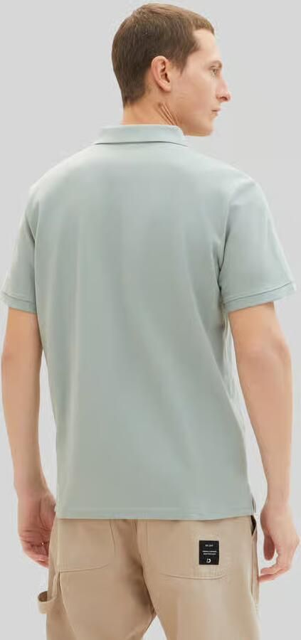 Tom Tailor Regular fit poloshirt van katoen- en viscosemix - Foto 3