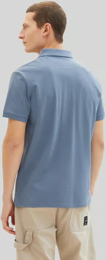 Tom Tailor Regular fit poloshirt van katoen- en viscosemix - Foto 3