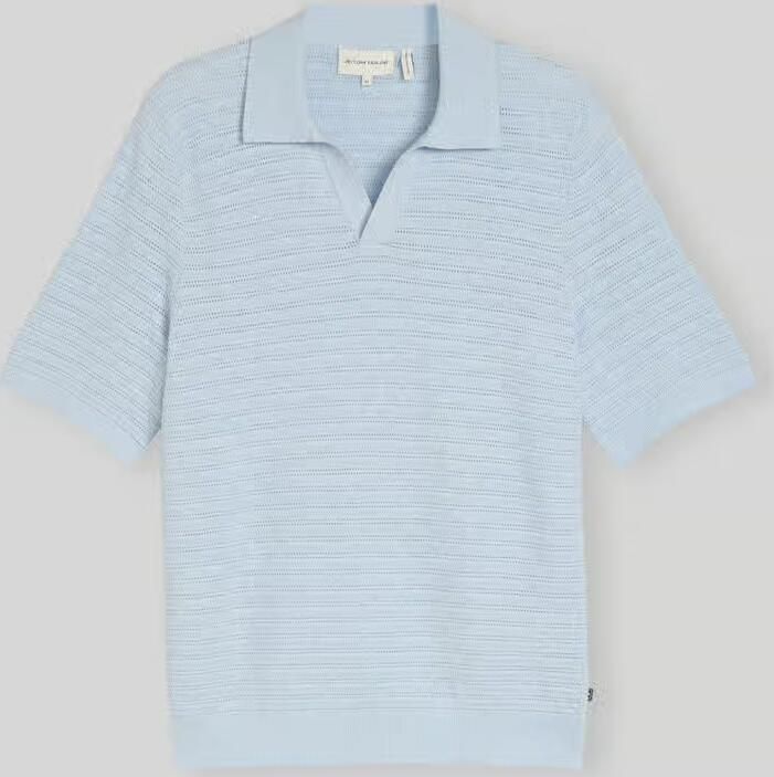 Tom Tailor regular fit poloshirt van katoen-linnenmix - Foto 2