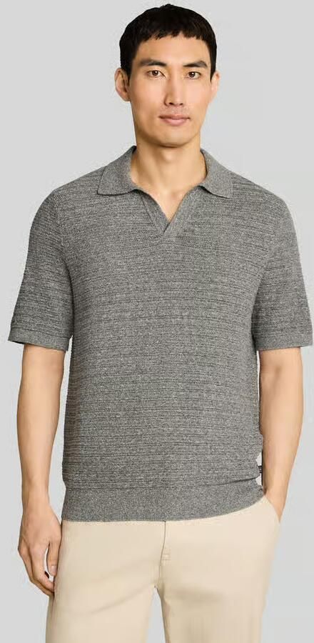 Tom Tailor regular fit poloshirt van katoen-linnenmix - Foto 2