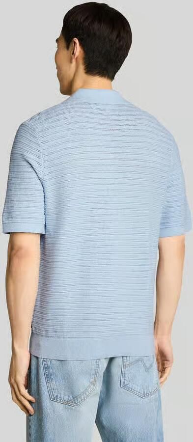 Tom Tailor regular fit poloshirt van katoen-linnenmix - Foto 3