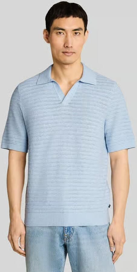 Tom Tailor regular fit poloshirt van katoen-linnenmix - Foto 2