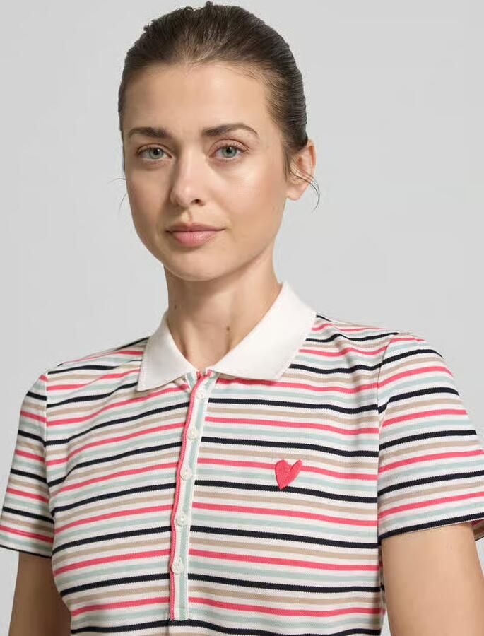Tom Tailor regular fit poloshirt van katoenmix