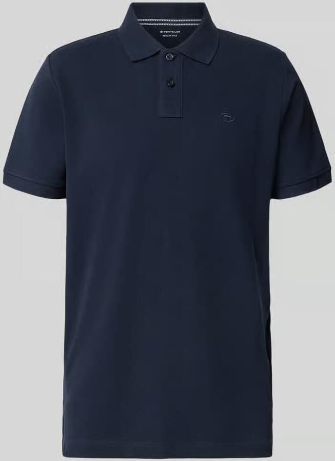 Tom Tailor Regular fit poloshirt van katoenmix