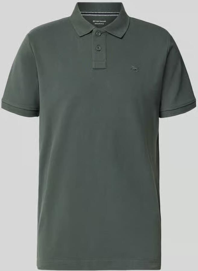 Tom Tailor Regular fit poloshirt van katoenmix