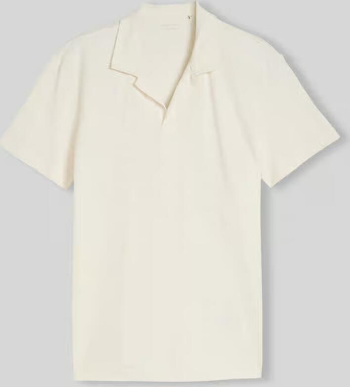 Tom Tailor regular fit poloshirt van katoenmix met resortkraag - Foto 2