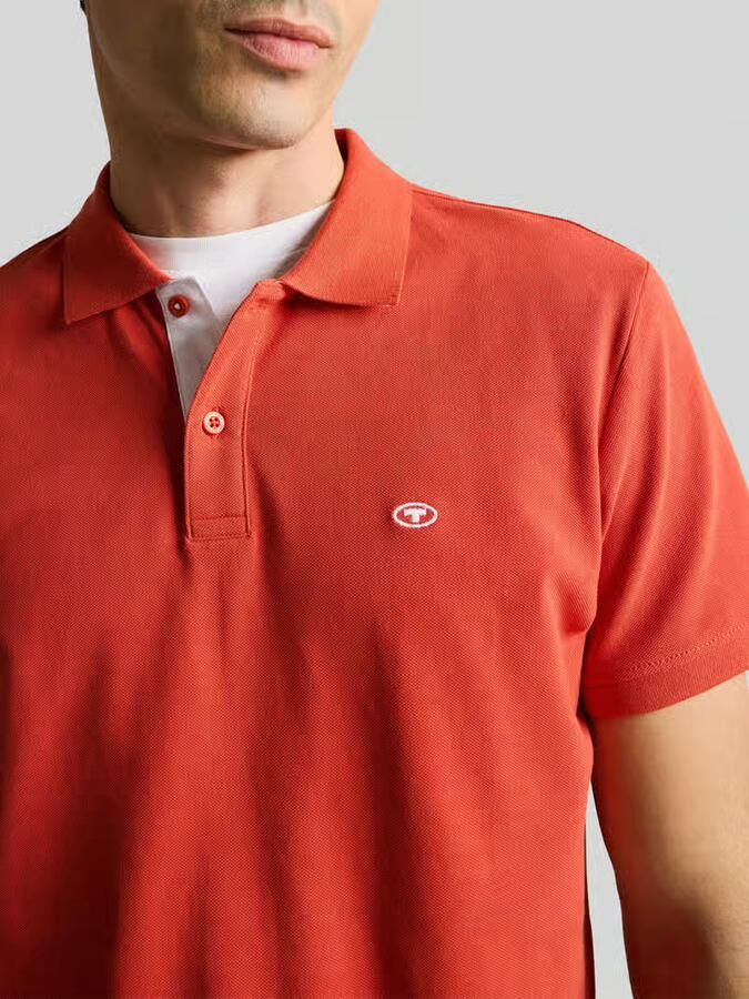 Tom Tailor regular fit poloshirt van puur katoen