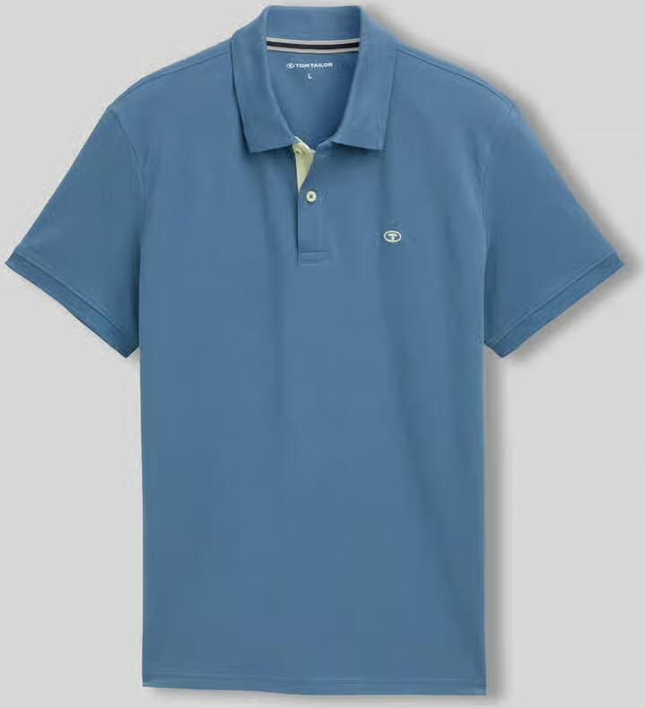Tom Tailor Regular fit poloshirt van katoen-piqué met logostitching - Foto 2
