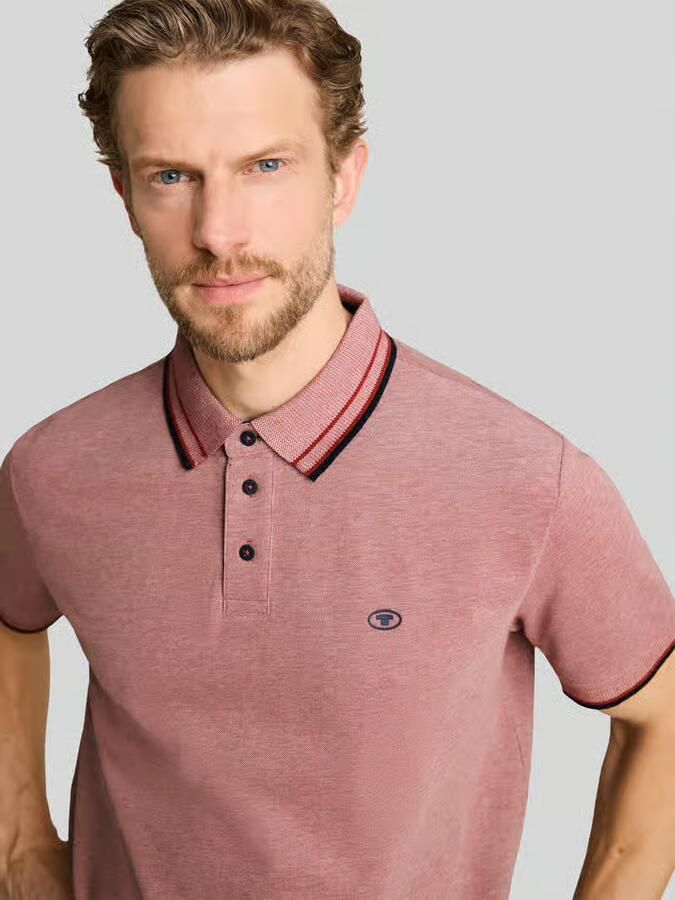 Tom Tailor regular fit poloshirt van puur katoen