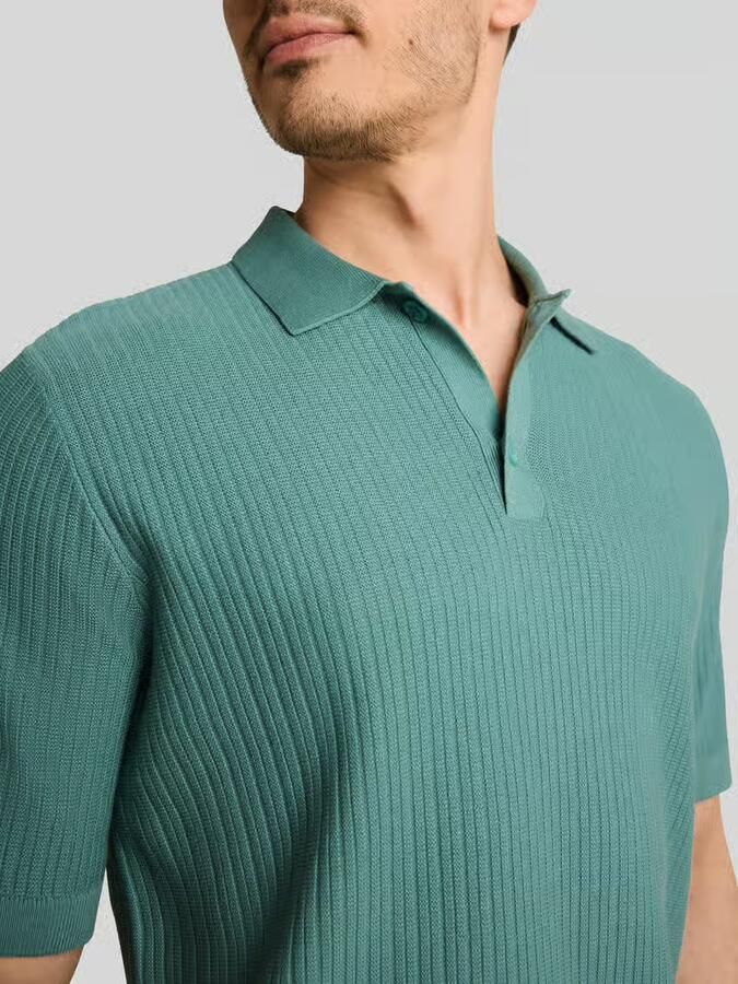 Tom Tailor Regular Fit poloshirt van puur katoen