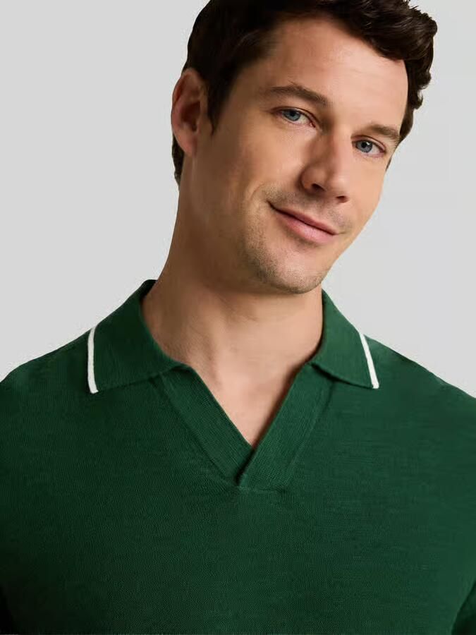 Tom Tailor regular fit poloshirt van puur katoen in brei-look
