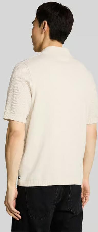 Tom Tailor regular fit poloshirt van puur katoen in brei-look