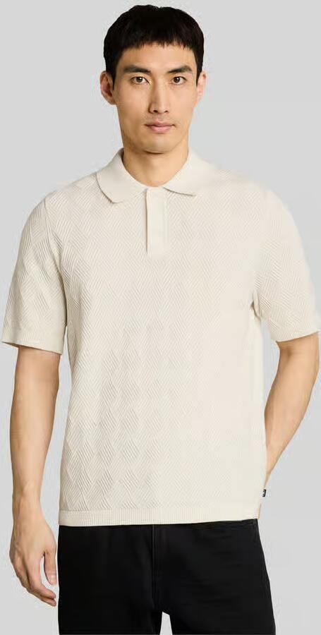 Tom Tailor regular fit poloshirt van puur katoen in brei-look - Foto 4