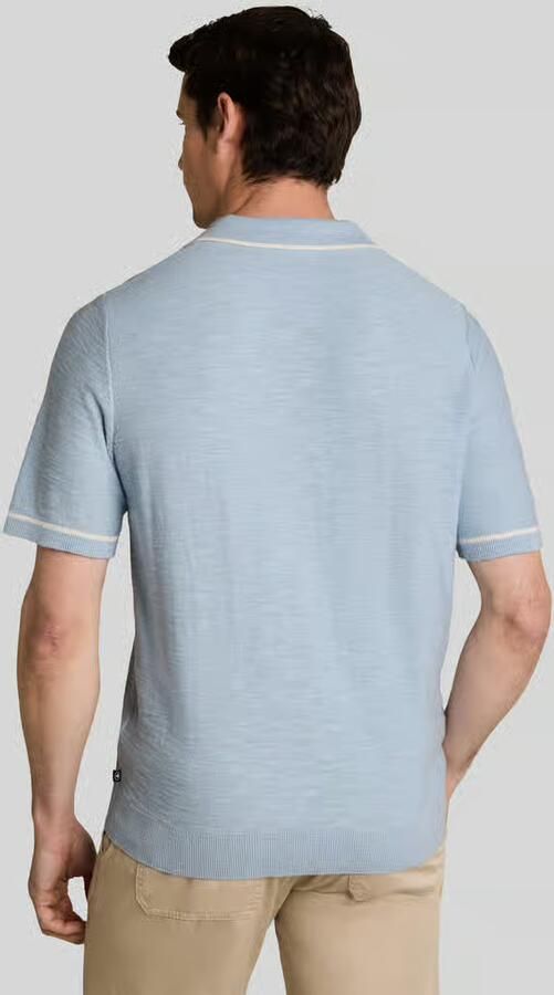 Tom Tailor regular fit poloshirt van puur katoen in brei-look - Foto 2