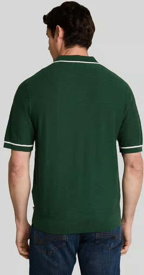 Tom Tailor regular fit poloshirt van puur katoen in brei-look - Foto 2