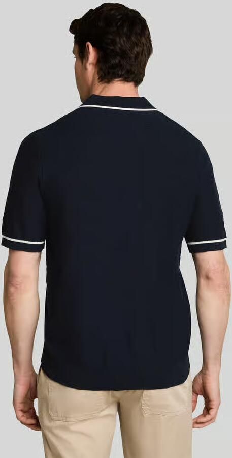 Tom Tailor regular fit poloshirt van puur katoen in brei-look - Foto 2