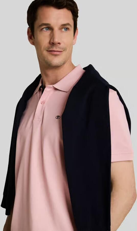 Tom Tailor regular fit poloshirt van puur katoen met gestikt logo