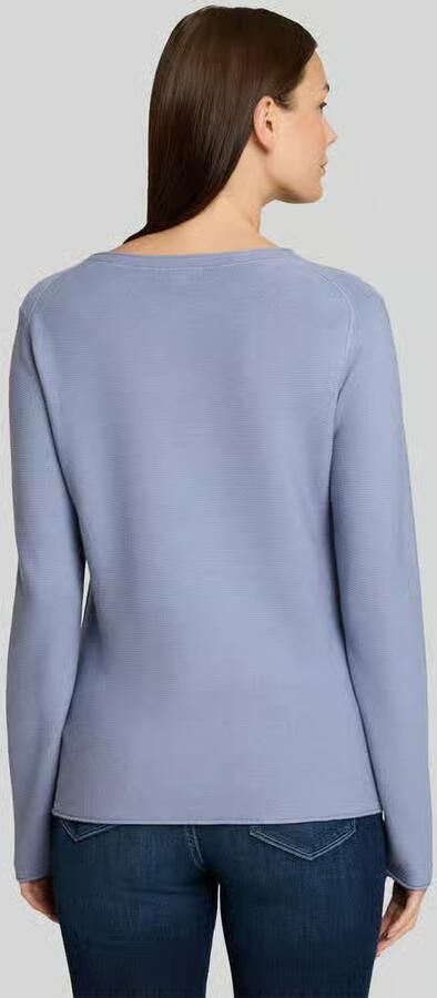 Tom Tailor Regular fit pullover met geribde boorden - Foto 3