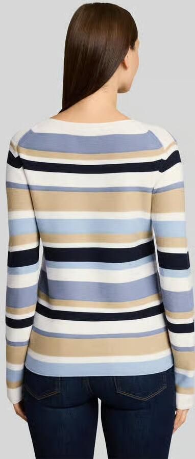 Tom Tailor Regular fit pullover met geribde boorden - Foto 2