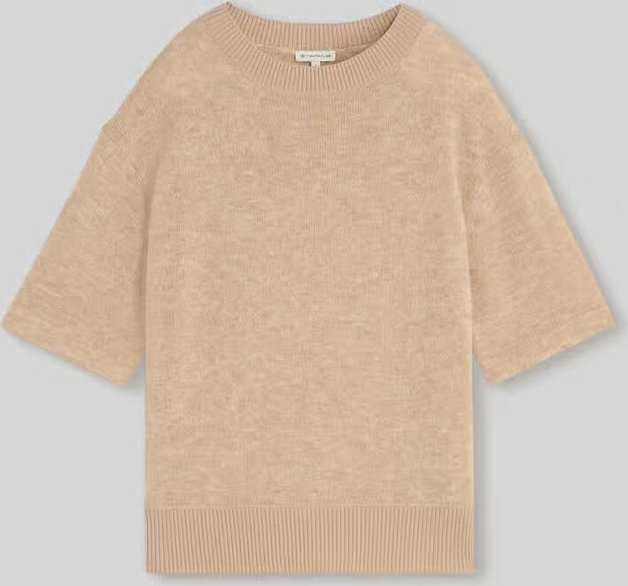 Tom Tailor Regular fit pullover met katoen-aandeel