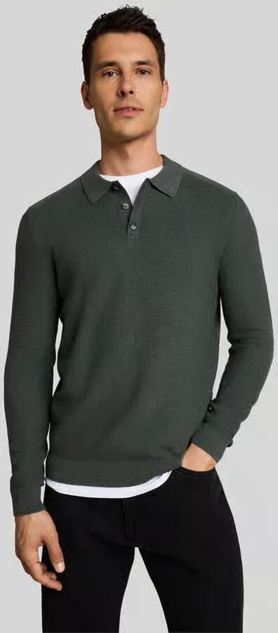 Tom Tailor Regular fit pullover met structuurtricot van puur katoen - Foto 3