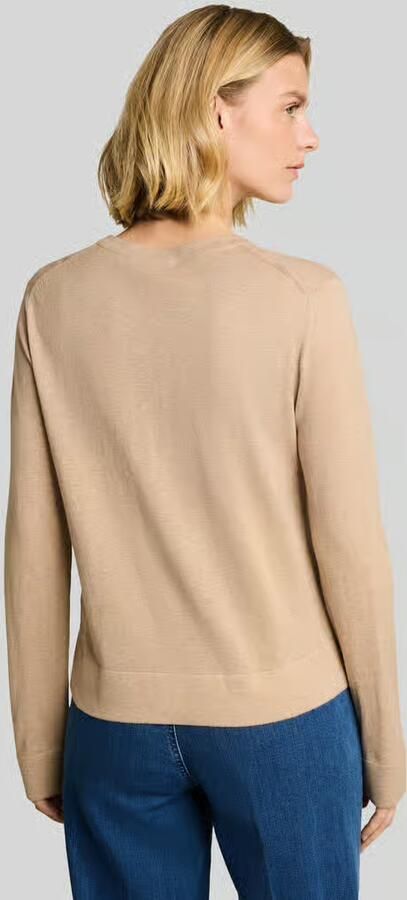 Tom Tailor Regular fit pullover van mix van katoen en zijde - Foto 2