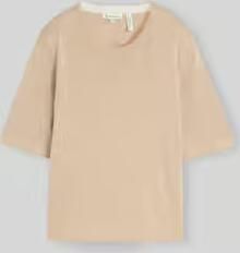 Tom Tailor Regular fit pullover van mix van katoen en zijde met zijdegehalte