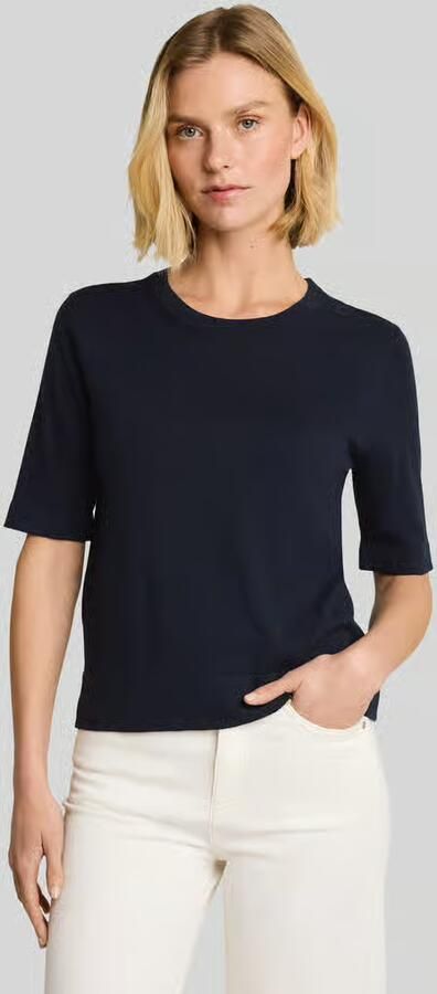 Tom Tailor Regular fit pullover van mix van katoen en zijde met zijdegehalte - Foto 3