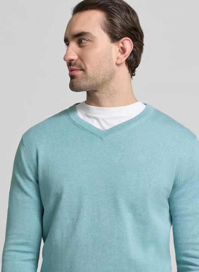 Tom Tailor Regular fit pullover van puur katoen - Foto 2