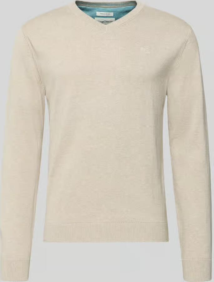 Tom Tailor Regular fit pullover van puur katoen