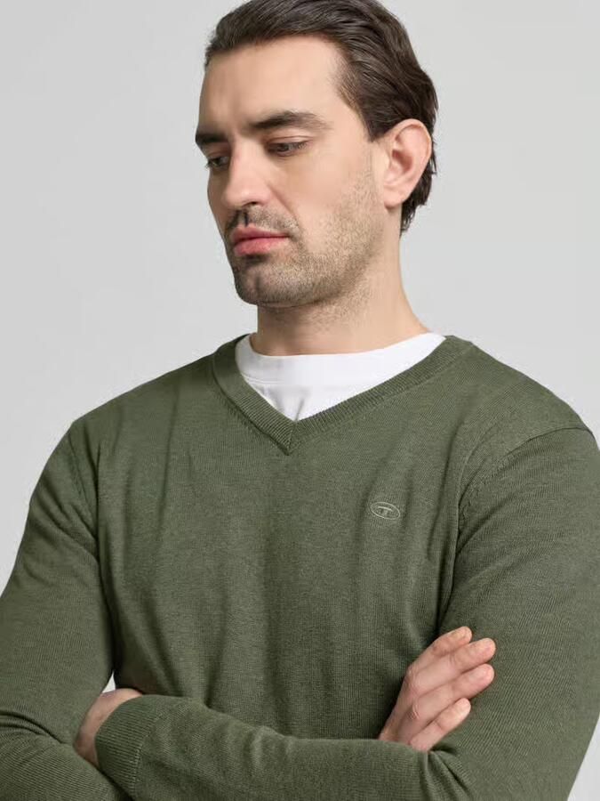 Tom Tailor Regular fit pullover van puur katoen - Foto 2