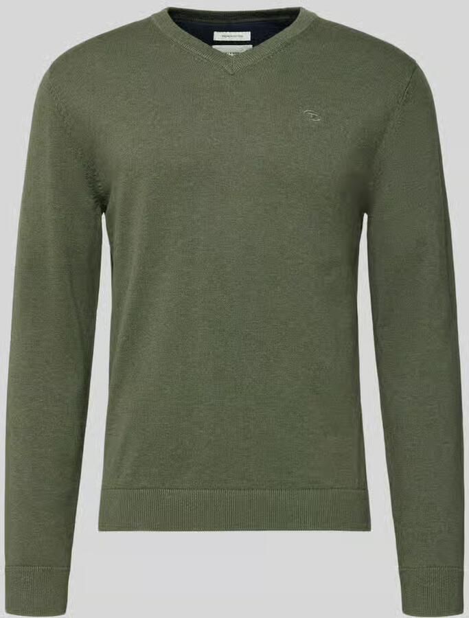 Tom Tailor Regular fit pullover van puur katoen