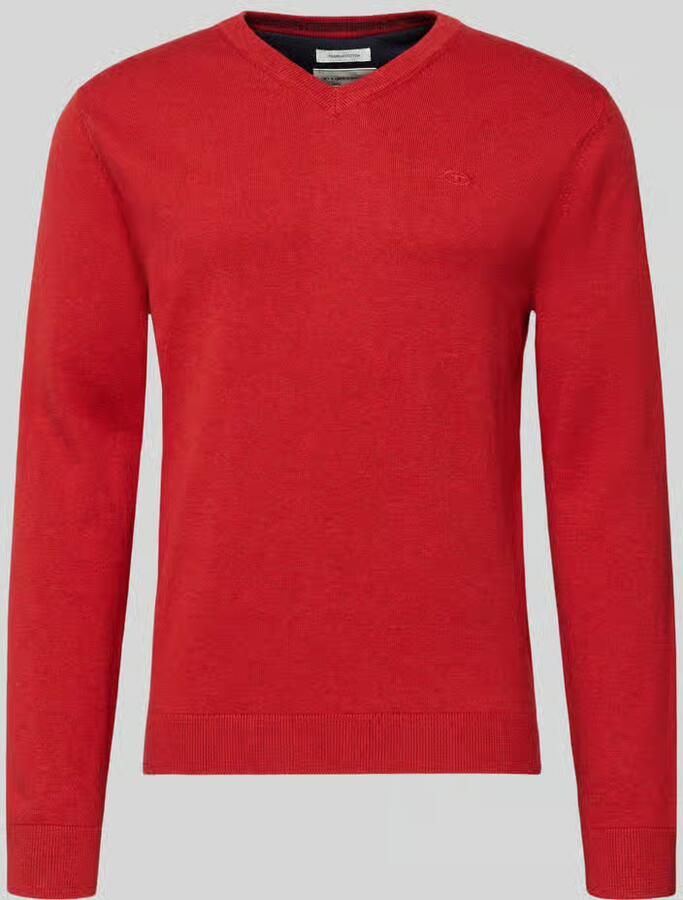 Tom Tailor Regular fit pullover van puur katoen