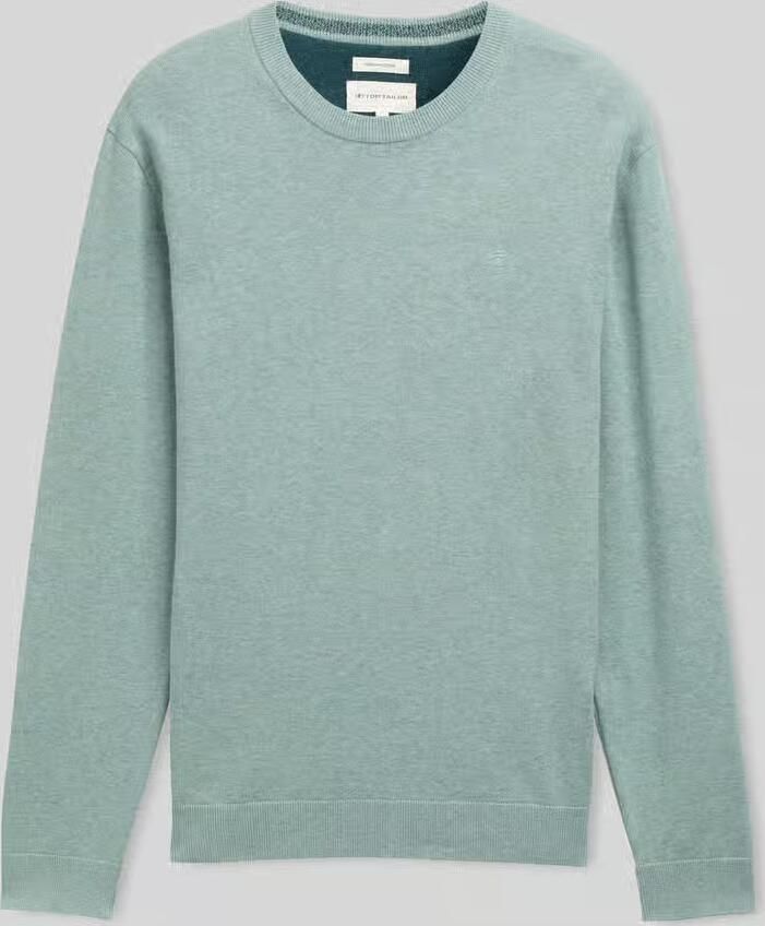 Tom Tailor Regular fit gebreide pullover van zuiver katoen