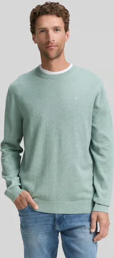 Tom Tailor Regular fit gebreide pullover van zuiver katoen - Foto 3