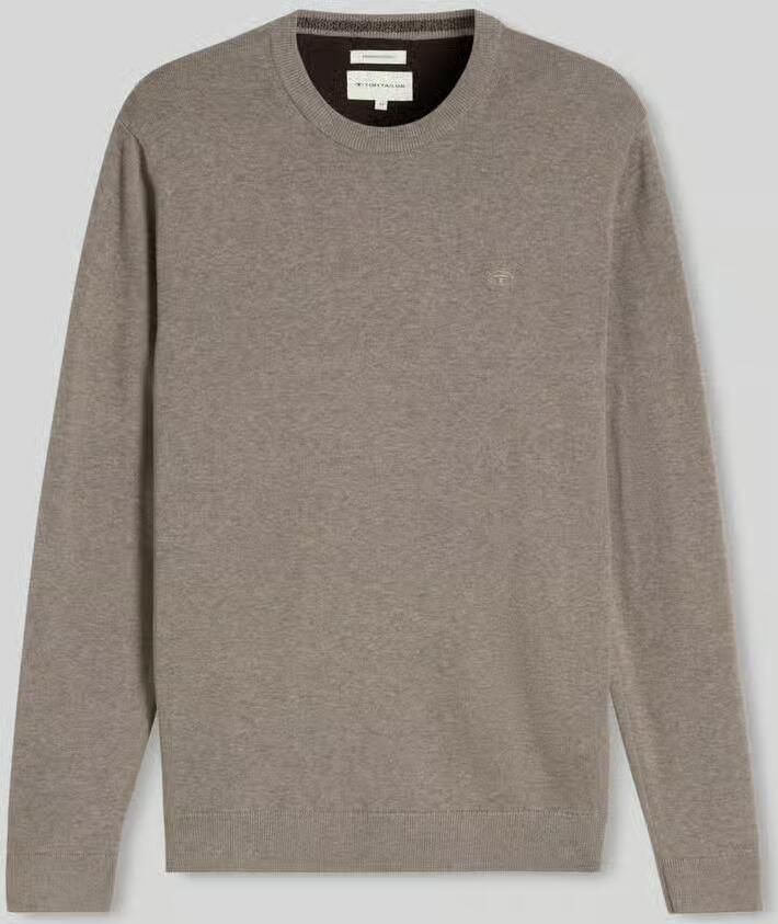 Tom Tailor Regular fit pullover van puur katoen