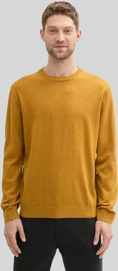 Tom Tailor Regular fit gebreide pullover van ademend zacht katoen - Foto 2