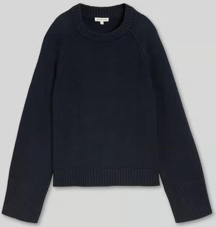 Tom Tailor Regular fit pullover van puur katoen