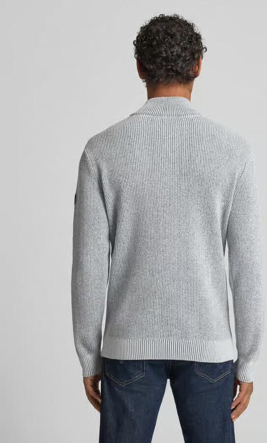 Tom Tailor Regular fit SCHIPPERSTRUI van katoenmix