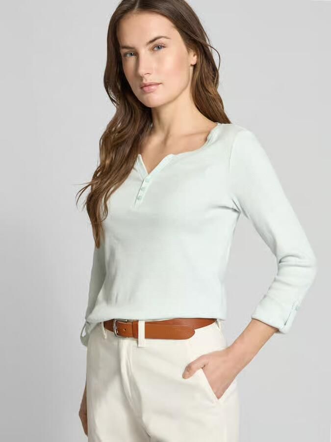 Tom Tailor Regular fit shirt met lange mouwen van katoenmix - Foto 2