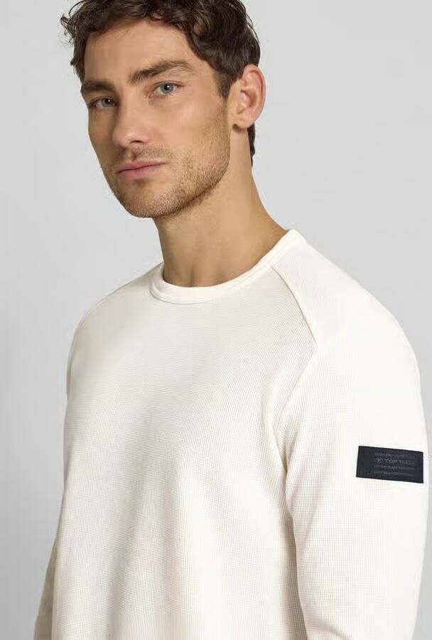 Tom Tailor Regular fit shirt met lange mouwen van katoenmix - Foto 2