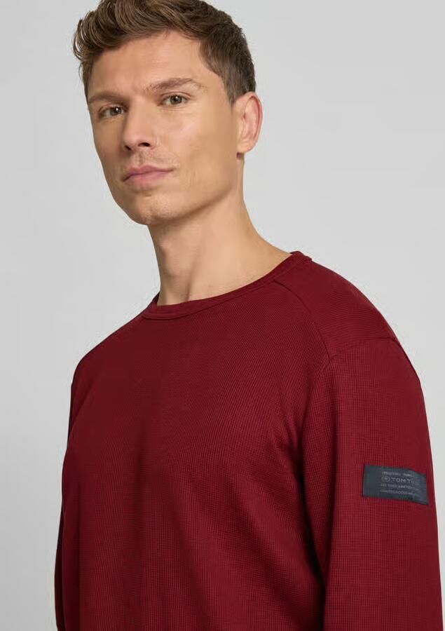 Tom Tailor Regular fit shirt met lange mouwen van katoenmix - Foto 2
