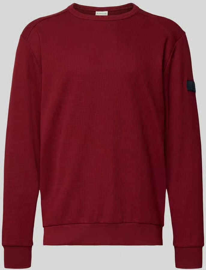 Tom Tailor Regular fit shirt met lange mouwen van katoenmix
