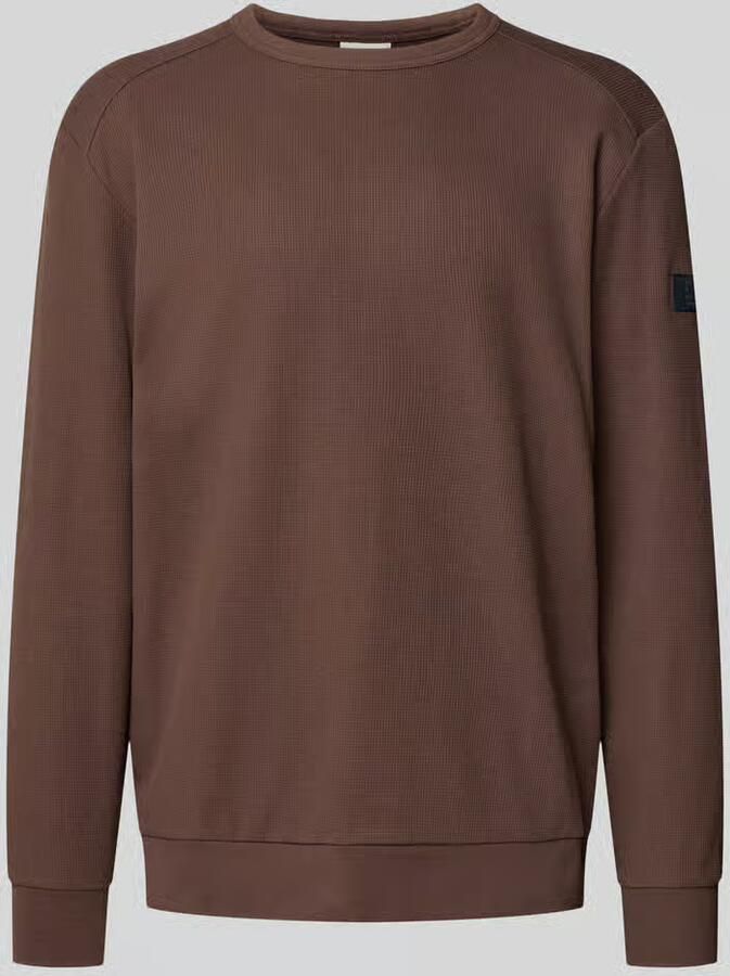 Tom Tailor Regular fit shirt met lange mouwen van katoenmix