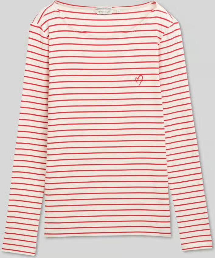 Tom Tailor regular fit shirt met lange mouwen van katoenmix - Foto 3