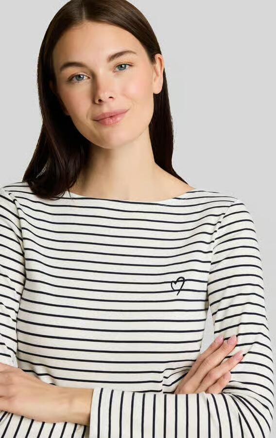 Tom Tailor regular fit shirt met lange mouwen van katoenmix