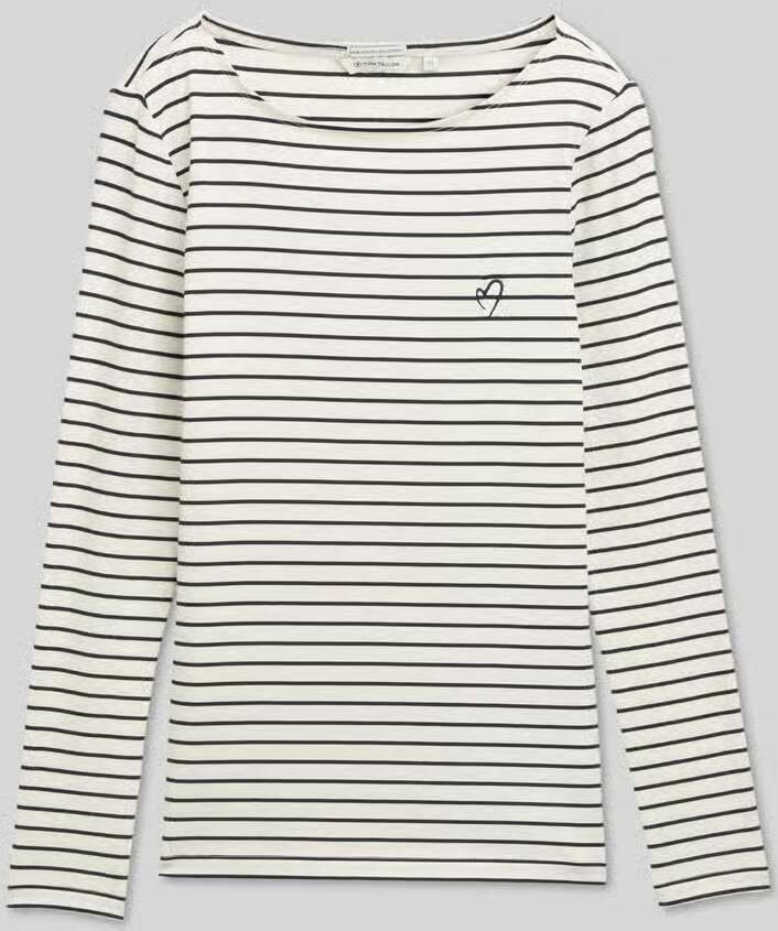 Tom Tailor regular fit shirt met lange mouwen van katoenmix - Foto 2