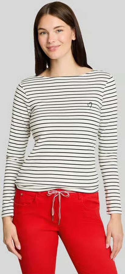 Tom Tailor regular fit shirt met lange mouwen van katoenmix - Foto 2