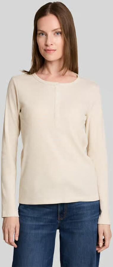 Tom Tailor Regular fit shirt met lange mouwen van katoenmix - Foto 2
