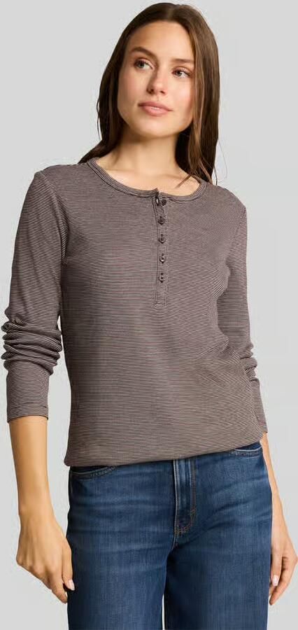 Tom Tailor Regular fit shirt met lange mouwen van katoenmix - Foto 2